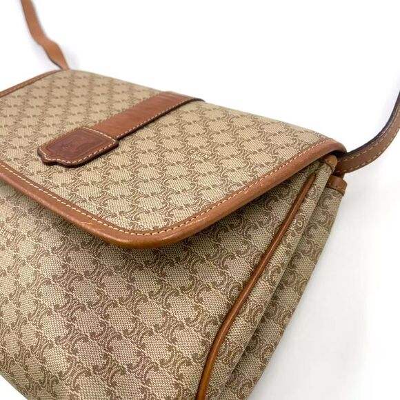 Celine Macadam Leather PVC Shoulder Bag - Picture 8 of 10